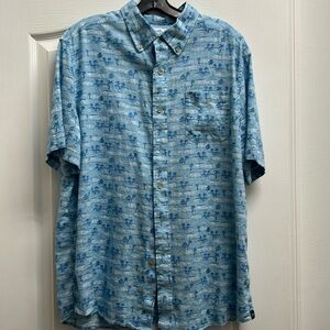 Southern Tide men’s blue button down shirt Large